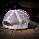 Slate & White Mesh-Back Trucker Hat-4