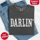 Darlin’ Comfort Colors Tee – Cute Country Girl Shirt, Western Cowgirl Style-21
