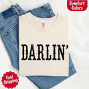 Darlin’ Comfort Colors Tee – Cute Country Girl Shirt, Western Cowgirl Style-2