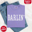 Darlin’ Comfort Colors Tee – Cute Country Girl Shirt, Western Cowgirl Style-11