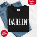 Darlin’ Comfort Colors Tee – Cute Country Girl Shirt, Western Cowgirl Style-13