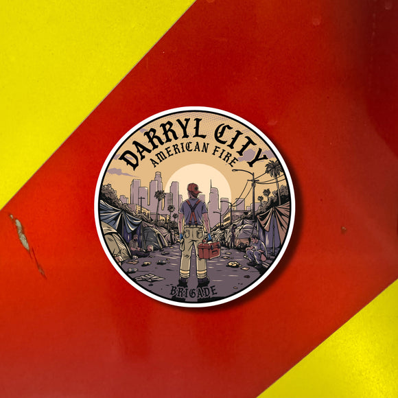 Darryl City Sticker