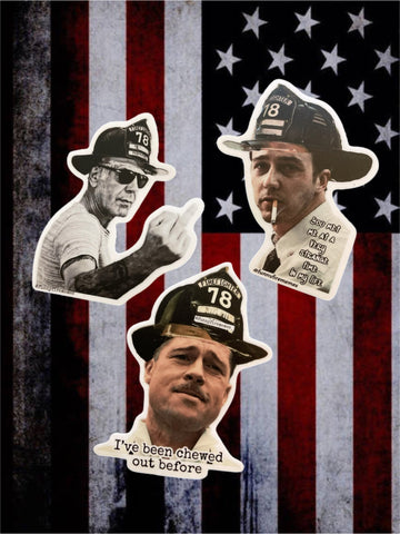 Funny Fire Memes Co. Sticker  3 Pack