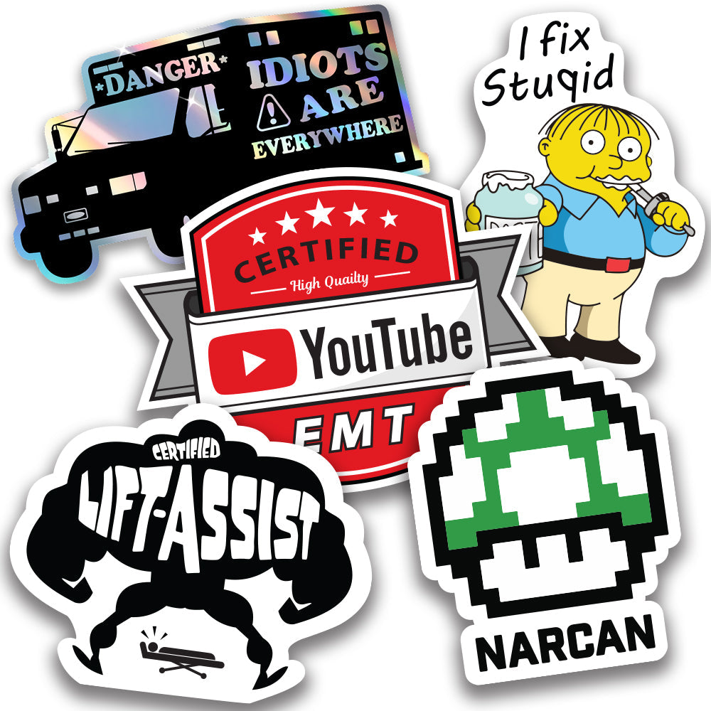 Elite EMT Medic 5 Pack Bundle Decal Sticker | American Fire Brigade