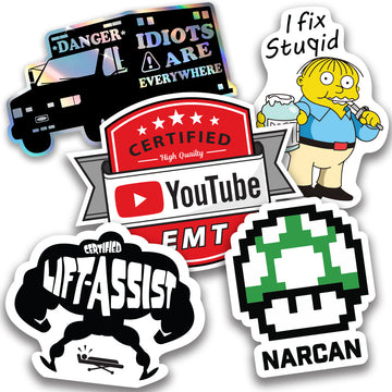 Elite EMT Medic 5 Pack Bundle Decal Sticker