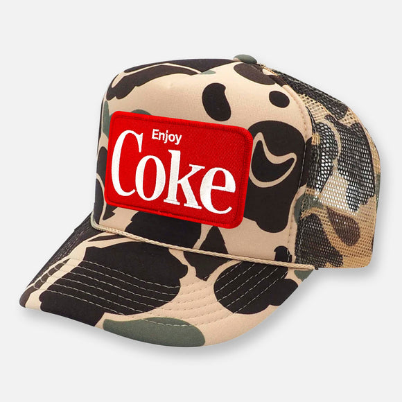 BROWN CAMO CURVED BILL HAT COLLECTION