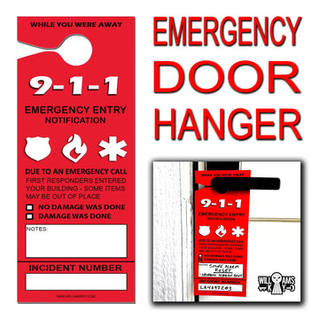 Emergency Door Hanger