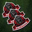 NFL Fire Helmet Stickers - 3 Pack-15