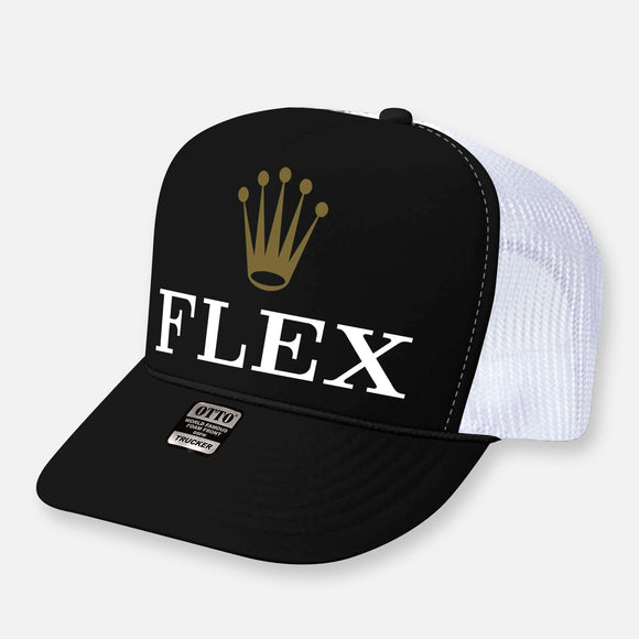 FLEX DAYTONA CURVED BILL PIT CREW HAT