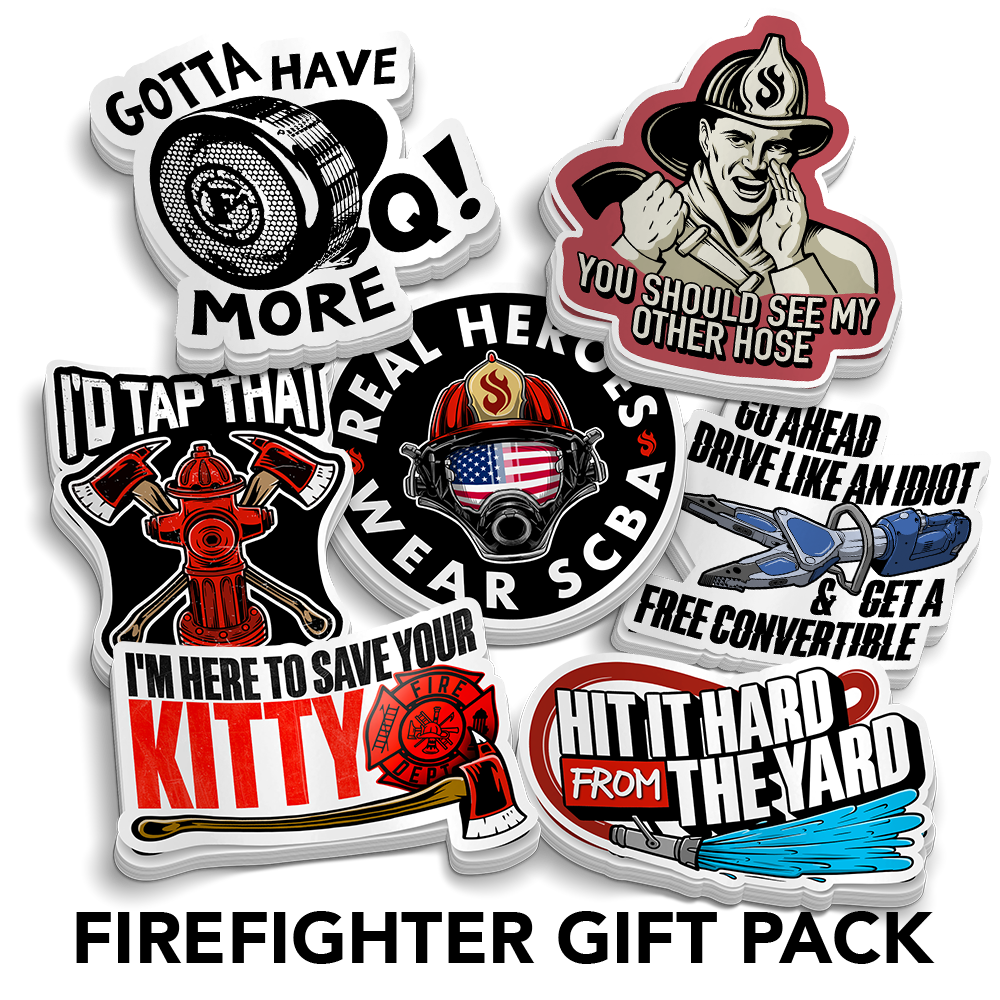 Fire Kit Sticker Firefighter | Sticker Gift Packs | American Fire Brigade
