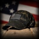 Black Multicam Full Fabric American Flag Range Hat-4
