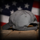 Wolf Grey Full Fabric American Flag Range Hat-5
