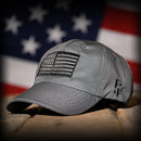 Wolf Grey Full Fabric American Flag Range Hat-6