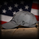 Wolf Grey Full Fabric American Flag Range Hat-3