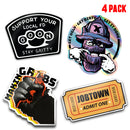 First Due 4Pack Firefighter Sticker-1