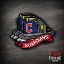 MLB Fire Helmet Sticker - 3 PACK-13