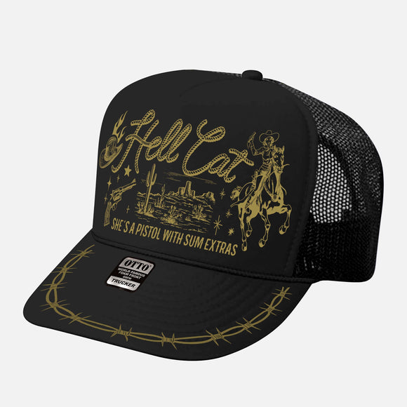 HELL CAT CURVED BILL HAT
