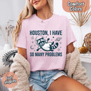 Houston I Have So Many Problems Raccoon Comfort Colors T-Shirt-10