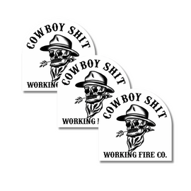 Cowboy Shit Stickers - 3 Pack