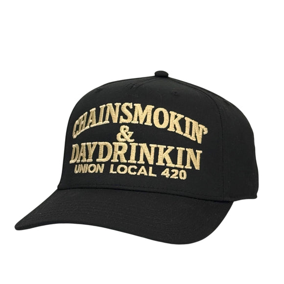 ChainSmokin & Day Drinkin Hat Custom Embroidered