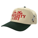 On The Naughty List Silly Goose Hat Custom Embroidered Christmas gift-1
