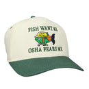 Fish Want Me OSHA Fears Me Hat Custom Embroidered-2