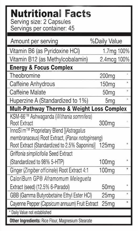 "Cutters Edge" - Fat Burner