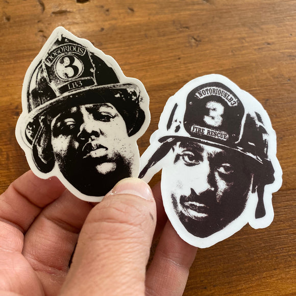 East Coast vs West Coast Firefighter Sticker Bundle