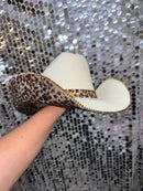 Sand & Leopard Hat (Square Style)-3