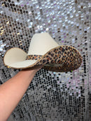 Sand & Leopard Hat (Square Style)-1