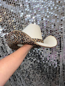 Sand & Leopard Hat (Square Style)-2