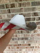 The "America" Hat - Crystal On Top-6