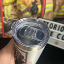 Zombie Firefighter Stainless Steel Tumbler-5