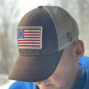 Betsy Ross Flag Patch Trucker Hat-3