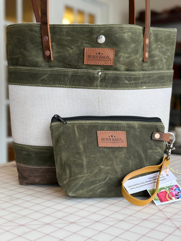 Olive Green Classic Burn Bag - 0