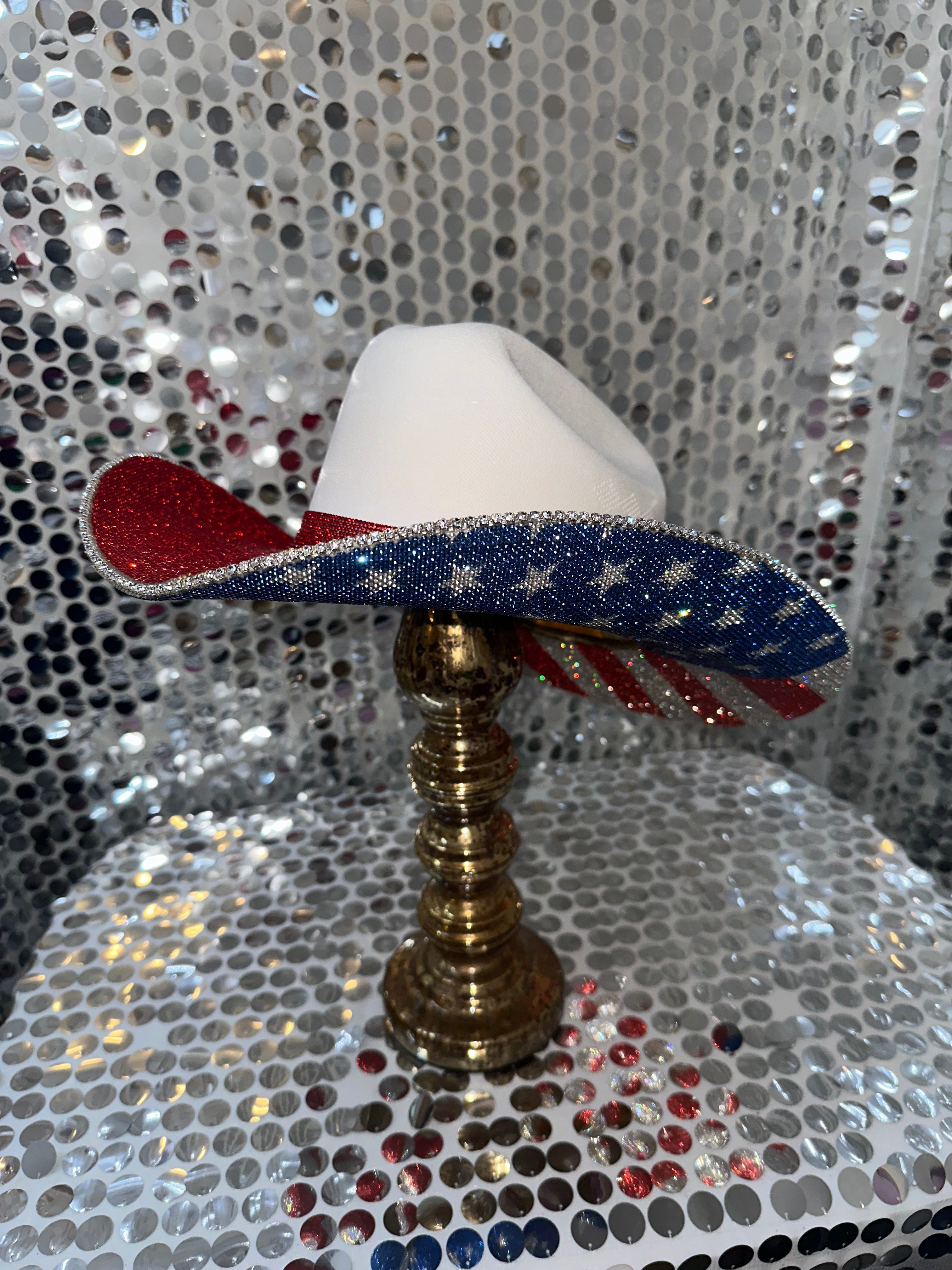 The "America" Hat - Red On Top