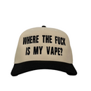 Where The F Is My Vape Custom Embroidered Snapback-1