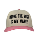 Where The F Is My Vape Custom Embroidered Snapback-7