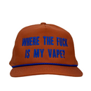 Where The F Is My Vape Custom Embroidered Snapback-3