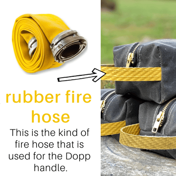 Charcoal Gray Dopp Burn Bag - 0