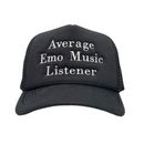 Average Emo Music Listener Custom Embroidered Trucker Hat-1