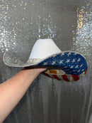 The "America" Hat - Crystal On Top-2