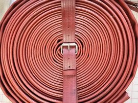 Red Rubber Fire Hose Belt - 0