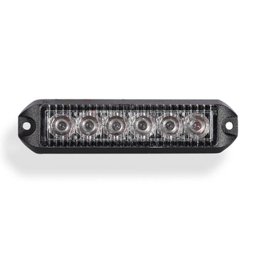 6 LED Emergency Vehicle Grille Warning Light Head