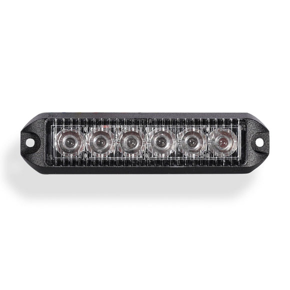 6 LED Emergency Vehicle Grille Warning Light Head