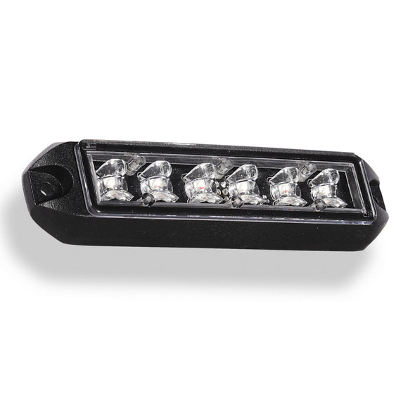 6 LED Emergency Vehicle Grille Warning Light Head