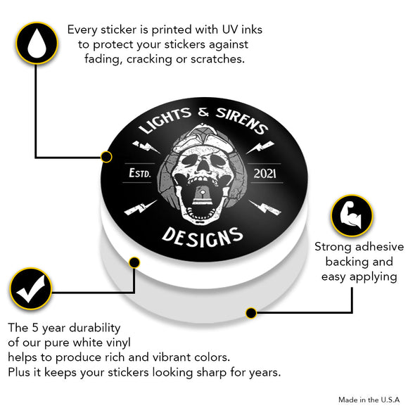 Elite Firefighter Sticker 3 Pack