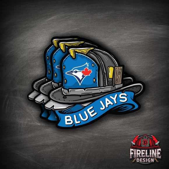 MLB Fire Helmet Sticker - 3 PACK