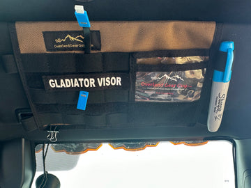 Jeep Gladiator MOLLE Visor Organizer - Tacoma Visor - 0