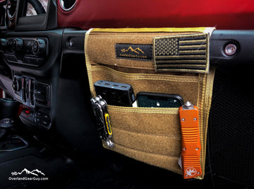 Jeep Grab Handle Velcro Flat Pocket - 0